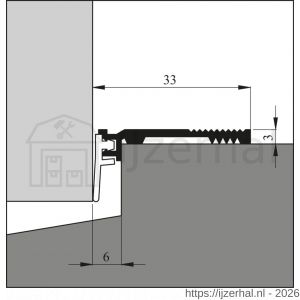 Ellen slijtdorpelprofiel ANB-6 100 cm - L51010232 - afbeelding 2