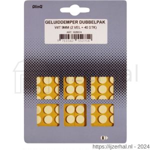 QlinQ geluiddemper zelfklevend wit 9 mm - L40850871 - afbeelding 1