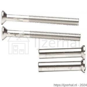 Ami PTBS 38 patentboutset M4x38 mm 2x schroef en 2x huls - L30204584 - afbeelding 1