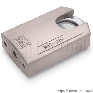 Dulimex DX HSPRO 50 C SE hangslot DX PRO-line SKG* 50 mm verschillend sluitend gesloten beugel 3 sleutels en security card zilver - L30204144 - afbeelding 1