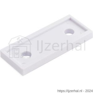 Dulimex DX RUZW OPK 1 WE onderlegplaat raamkozijn voor RUZ-W-010 serie plastic wit - L30202997 - afbeelding 1