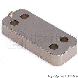 Dulimex DX RUZW OPV 3 SS onderlegplaat voor RUZ-WKS-300 serie zamac RVS - L30204359 - afbeelding 1