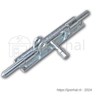 IBFM HSG 200V hangslotgrendel verticaal diameter 12 mm 200 mm verzinkt - L30204926 - afbeelding 1