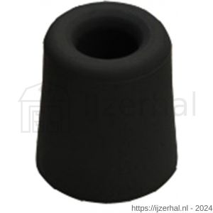 Dulimex DX DBR 33 BE deurbuffer DX diameter 31x33 mm rubber zwart - L30202627 - afbeelding 1