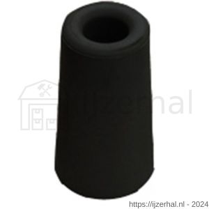 Dulimex DX DBR 73 BE deurbuffer DX diameter 40x73 mm rubber zwart - L30202629 - afbeelding 1