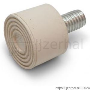 Deni DVZ V ACC 30 witte rubberen dop voor deurvastzetters DVZ VL030-serie 3834 0002 86 - L30204918 - afbeelding 1