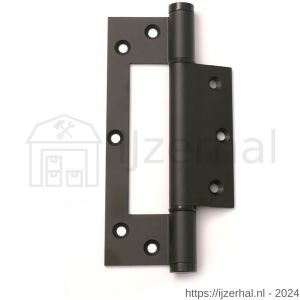 Justor STW 150 BE deurveerscharnier enkel 150 mm hangnaad 2.5 mm aluminium zwart - L30204851 - afbeelding 1