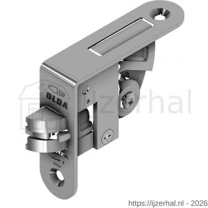 Olda 26 HZA T1 SS automatische kantschuif type 26 HZA type 1 hoek model RVS voor stalen-aluminium deuren - L30205063 - afbeelding 1