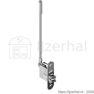 Olda 27 HZA T2 automatische kantschuif type 27 HZA type 2 staal verzinkt voor stalen-aluminium deuren - L30205038 - afbeelding 1