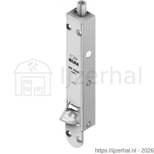 Olda 28 HZA 15 T1 automatische kantschuif type 28 HZA type 1 verlengde schoot +15 mm staal verzinkt voor houten deuren - L30205027 - afbeelding 1