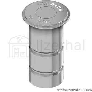 Olda FS R12 sluitpot type FSR 12 lijm type diameter 13 mm voor schoten tussen diameter 8 mm tot diameter 12 mm RVS - L30205017 - afbeelding 1