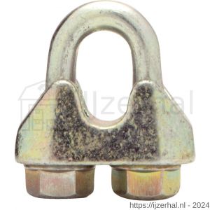 Dulimex DX 1142-19E staaldraadklem gelijkend EN 13411-5 type A 19 mm verzinkt voorheen DIN 1142 - L30200982 - afbeelding 1