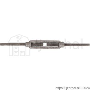 Dulimex DX 1480-08E spanschroef verzinkt met aanlaseinden blank DIN 1480 8 mm - L30201064 - afbeelding 1