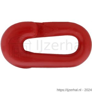 Dulimex DX 1510-06R kunststof noodschakel 6 mm rood - L30203837 - afbeelding 1