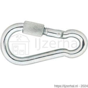 Dulimex DX 245-05IS karabijnhaak met schroef C-DIN 5299 50x5 mm RVS AISI 316 - L30200476 - afbeelding 1