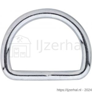 Dulimex DX 362-052E D-ring gelast 5x25x22 mm verzinkt - L30200614 - afbeelding 1