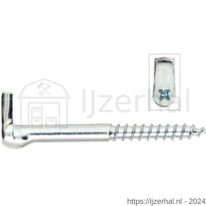 Dulimex DX 395-065E kruis schroefduim houtdraad 5.80x65 mm verzinkt - L30200671 - afbeelding 1