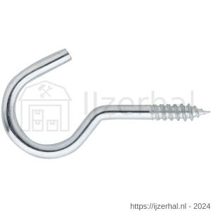 Dulimex DX 397-040E schroefhaak houtdraad 3.30x20/40 mm verzinkt - L30200710 - afbeelding 1