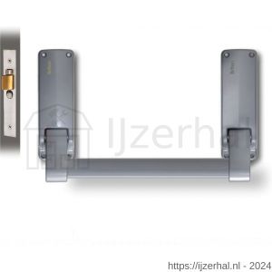 Briton PO 379 EB SE anti-paniekstang Briton 379 SE enkele deur 1-puntssluiting met insteek anti-paniekslot doornmaat 57 mm PC-maat 48 mm zilvergrijs - L30203747 - afbeelding 1