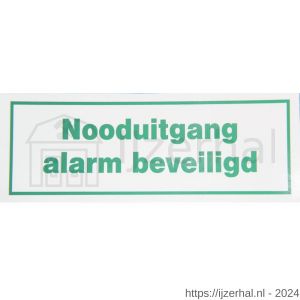 GfS SP 392 pictogram Nooduitgang alarm beveiligd 209x98 mm - L30202458 - afbeelding 1