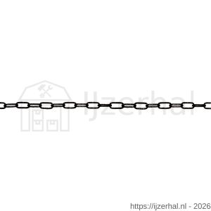 Dulimex DX SKH.0330-F sierketting vierkant hamerslag 3,0 mm staal gebronsd rol 20 m - L30203428 - afbeelding 1