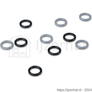 Dulimex DX HPL R SE 14MM nylon ring grijs voor paumelle scharnier 14 mm - L30201848 - afbeelding 1