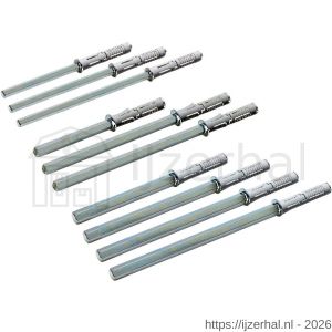 Dulimex DX BLP 0810 blinde plankdrager diameter 8x100 mm keilbout staal verzinkt - L30204979 - afbeelding 2