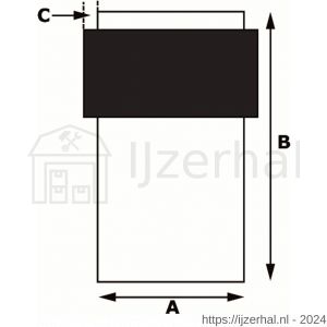 Dulimex DX DST V RB 29SF deurstopper 29x50 mm vloermodel met ronde bovenkant RVS - L30202616 - afbeelding 2