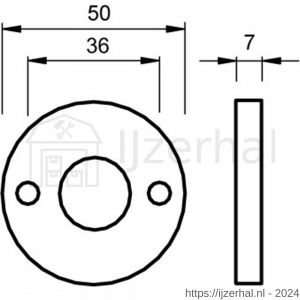 Ami RZ RO KRUK BE krukrozetten type 3 RH 1 paar zwart - L30204958 - afbeelding 2