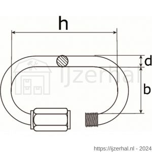 Dulimex DX 1520-08R noodschalm 8 mm kunststof rood - L30201271 - afbeelding 2