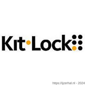 Kitlocks EPS 1000LH elektronisch pincodeslot horizontaal links voor publiek of prive gebruik 15.000 operaties batterij override IP 55 mits met EPS RG maximale deurdikte 25 mm 136x32x30 mm - L30204907 - afbeelding 1