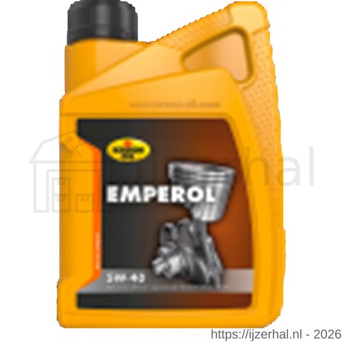 Kroon Oil Emperol 5W-40 synthetische motorolie Synthetic Multigrades passenger car 1 L flacon - L21500374 - afbeelding 1