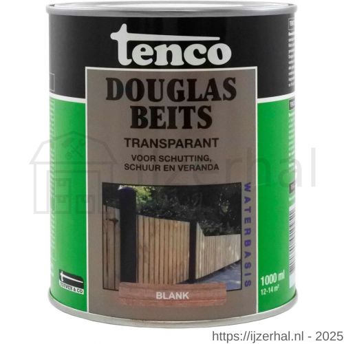 Tenco Douglasbeits transparant blank 1 L blik - L40710420 - afbeelding 1