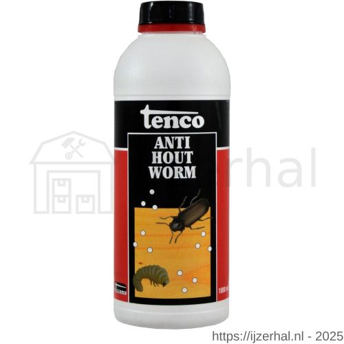 Tenco Anti-Houtworm kleurloos blank 1 L blik - L40710317 - afbeelding 1