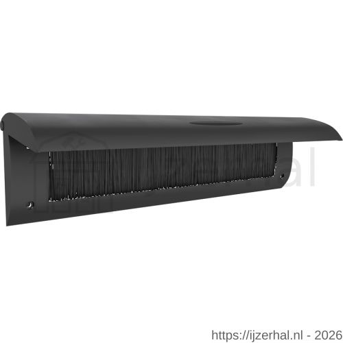 Ellen brievenbusafsluiter tochtklep Letter Plate Lid aluminium zwart - L51010419 - afbeelding 1