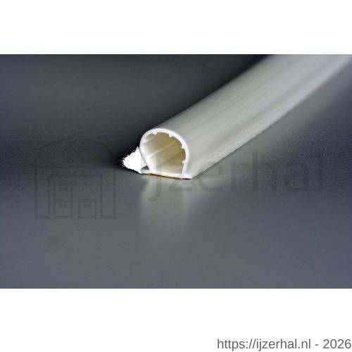 Ellen inbouwprofiel tochtband siliconen zelfklevend Weatherstrip Silicon wit 6 m - L51010412 - afbeelding 1