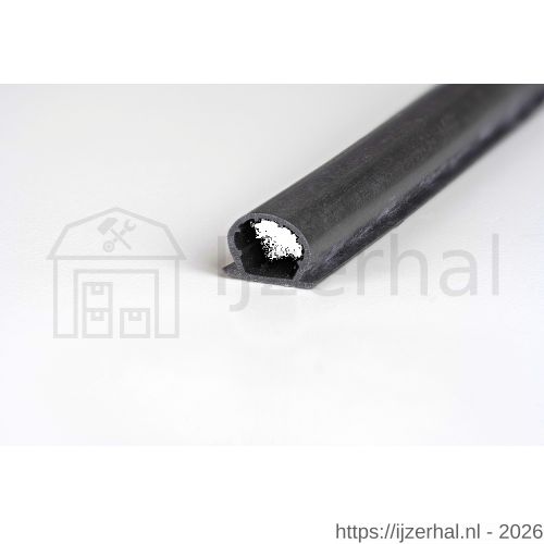 Ellen inbouwprofiel tochtband siliconen zelfklevend Weatherstrip Silicon zwart 6 m - L51010413 - afbeelding 1