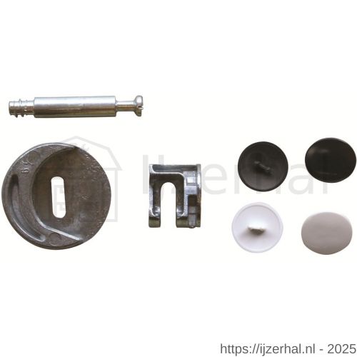 QlinQ meubelbevestigingsset excenter 25 mm spanmaat 30.3 mm wit - L40850963 - afbeelding 1