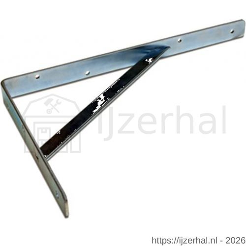 Dolle ES 83000 plankdrager Beam met schoor zware uitvoering 205x295 mm staal verzinkt - L30203696 - afbeelding 1