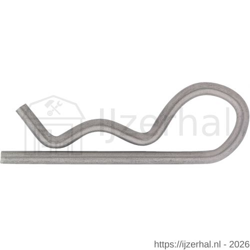 Dulimex DX 310-03I borgveer enkel 3 mm RVS - L30200402 - afbeelding 1