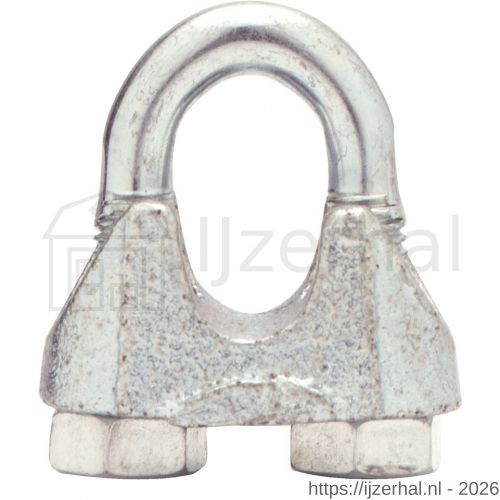 Dulimex DX SDK D074105ZL staaldraadklem type 741 5 mm verzinkt per stuk gelabeld - L30200992 - afbeelding 1