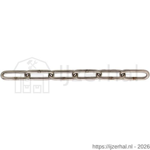 Dulimex DX 763-04I voetketting bundel 30 m lange schakel type 763 4 mm RVS AISI 316 - L30201458 - afbeelding 1