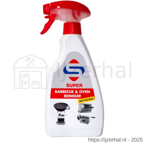 SuperCleaners barbecue en oven reiniger 500 ml - L51900008 - afbeelding 1