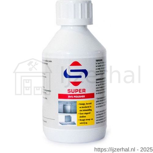 SuperCleaners RVS polisher 250 ml - L51900029 - afbeelding 1
